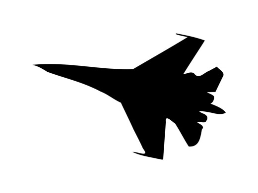 Fighter Jet SVG: Airplane Silhouette, Laser Cut File (digital Download) - Etsy Norway
