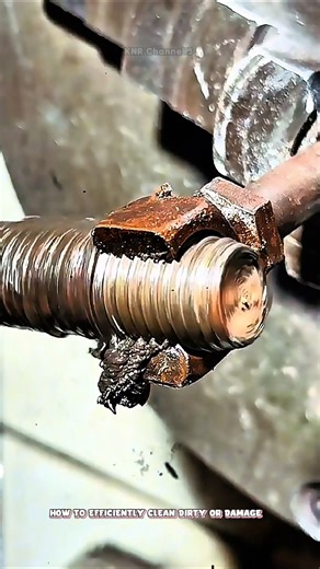 Thread Cleaning Tutorial#shorts #satisfying #technique #restoration #repair #working