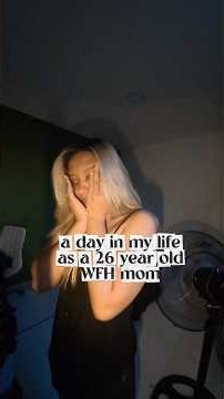 a day in my life as a 26 year old WFH mom