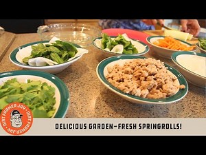 Delicious Garden-Fresh Springrolls!