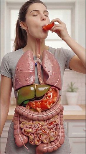 See What a Tomato Really Does Inside Your Body | 3D Anatomy Animation