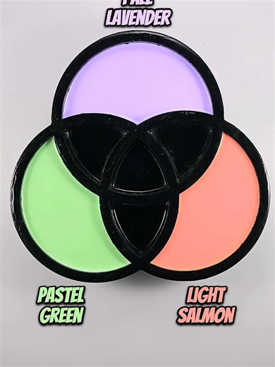🪻Pale Lavender 🍏Pastel Green 🍑Light Salmon - Soft Color Fusion