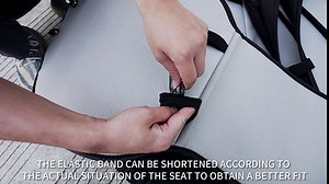 Black Panther Car Seat Cover, Luxury Car Protector, Universal Anti-Slip Driver Seat Cover with Partial Backrest Coverage (Middle Part Only) (1 Piece, Black)