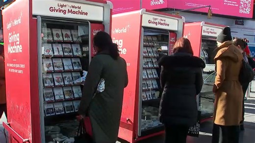 Giving machines open across NYC to make charity donations easy