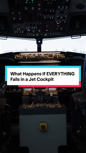 Even if everything dies in the cockpit, the plane fights back — backup instruments, RAT power, and inertial nav keep it flying ✈️⚡️ #Aviation #FlightSafety #BackupSystems #JetCockpit #AirlineEngineering