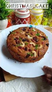 Plum Cake Recipe | Christmas Cake #shorts #shortsfeed #cake #trending