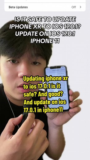 Update on iOS 17.0.1 for iPhone 11 and XR