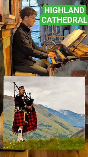 Bagpipe + Pipe Organ! 😍🤯 (Highland Cathedral Cover) 🏴󠁧󠁢󠁳󠁣󠁴󠁿 Scotland
