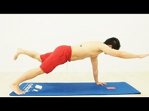 体幹を鍛えるバードドッグ！左右1分ずつやってみて！