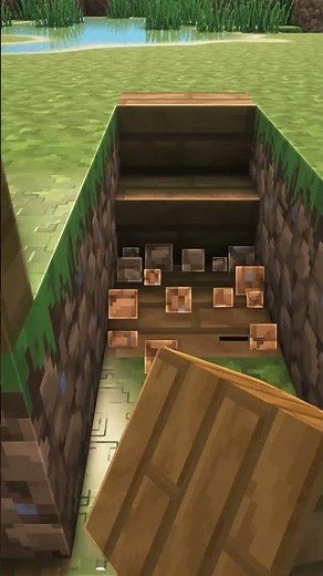 Minecraft First Day House💀 #shorts