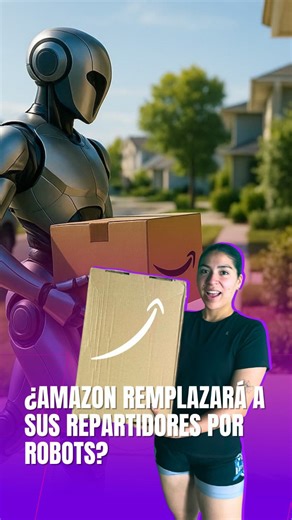 烙 @amazon entrena robots bípedos para entregar paquetes directamente en tu puerta 樂. Caminan, suben escaleras y colaboran con humanos. ¿Aliados logísticos o el inicio de una nueva era automatizada?  #IA #Robots #FuturoTech #Automatización #Amazon | Roastbrief | Facebook
