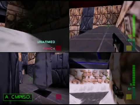 Perfect Dark (N64) - Multiplayer - Combat - Area-52/Skedar