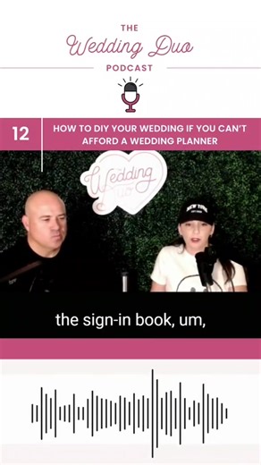 Episode 12 is so good y'all...don't miss it!! #weddingduo #theweddingduopodcast #weddingpodcast #diybride #weddingplanningtips | Wedding Wisdom