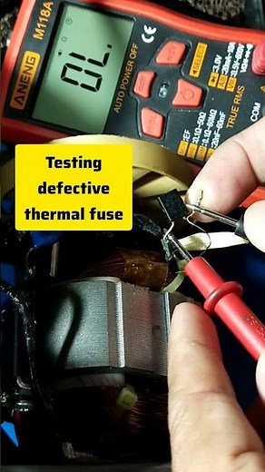 Testing a defective thermal fuse of a blender machine #shorts #diy #tutorial