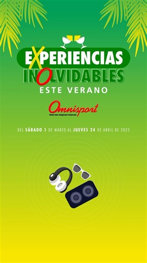 332 reactions · 4 comments | Disfruta un verano inolvidable con ofertas en Smart TVs, parlantes, aires acondicionados y más, solo en Omnisport.  | Omnisport | Facebook