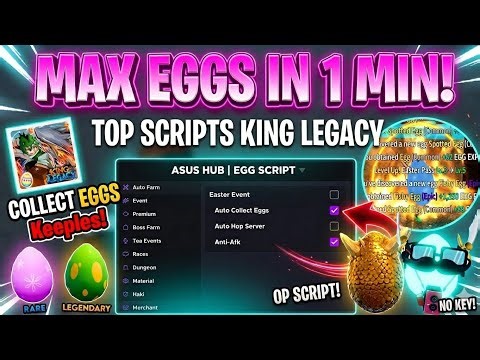 BEST King Legacy EASTER EVENT SCRIPTS! Auto Farm Eggs FAST (2026)
