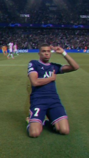 Kylian Mbappe Coldest UCL Celebration Video