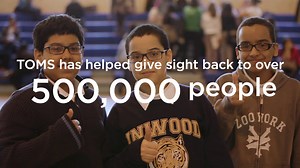 Your TOMS eyewear purchases have helped restore sight to over 500K people in need. This is why we do it. | TOMS