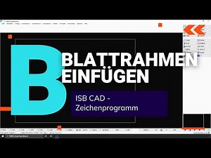 ISB CAD 2021 - Blattrahmen einfügen