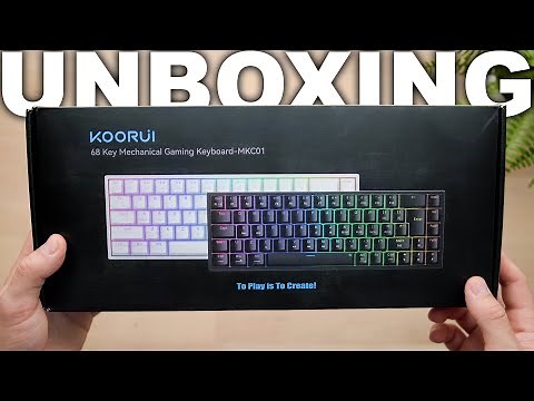 Koorui 60% Mechanical Gaming Keyboard Unboxing