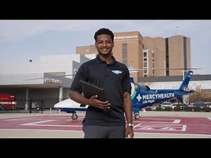 BGSU aviation student made his own internship happen at Mercy Health Life Flight