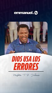 5.5K views · 337 reactions | ¿Alguna vez te has preguntado: «¿Por qué sigo cometiendo errores incluso siendo Cristiano?» El Profeta T.B. Joshua nos recuerda que los errores no son el problema; son pruebas que debemos superar en el camino hacia el próximo nivel. Cada error es una oportunidad de crecimiento, una forma en la que Dios fortalece tu fe y te prepara para una gloria mayor. #TBJoshua #EmmanuelTV | TB Joshua Ministries - Español | Facebook