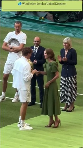 Wimbledon 2026 Champion | Jannik Sinner | Kate Middleton Gives Trophy