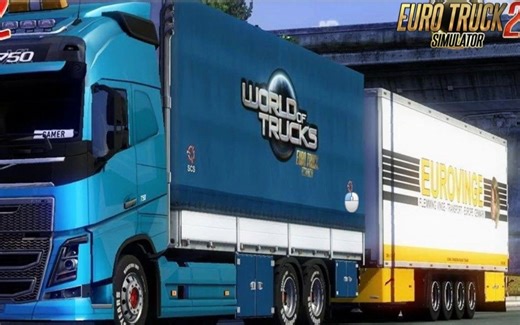 欧卡2Mod：干货！BDF串联卡车包 BDF Tandem Truck n Trailer Pack mod ETS2 MOD 1.43