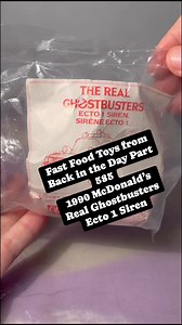 Epic Happy Meal Toy!! Fast Food Toys from Back in the Day Part 585 1990 McDonald’s Real Ghostbusters Ecto 1 Siren #ghostbusters #mcdonalds #90sthrowback #retrotoys #happymeal #90skids #ecto1 | CPJ Collectibles