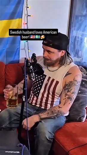 Axel & Betty on Instagram: "In the latest episode of our podcast "The Axel & Betty Show", Axel revealed what he actually thinks of American beer! 🇺🇲🇸🇪🍻😬 He might be the only European in the world with this opinion, that doesn't make it any less valid though! 🍻🇺🇲🇸🇪 American beer is the BEST! #americanbeer #coorslight #swedeintheusa #svenskiusa #beer #öl"