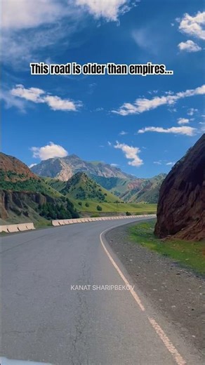 Where the Road Meets the Sky 🌍 #shorts #travelbag #silkroad