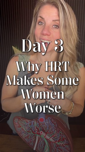 Becca Chilczenkowski | Hormone & Metabolism Specialist on Instagram: "Why does HRT make some women feel amazing… and make others feel anxious, wired, inflamed, or sleepless? It’s usually not a “wrong hormone” problem. It’s an underlying systems problem. Two big drivers I see over and over: #1 — Poor hormone clearance Estrogen has to move through the liver → bile → gut to be cleared. When those pathways are sluggish (no gallbladder, constipation, etc), estrogen recirculates — and symptoms stack u