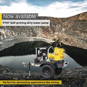 With a large discharge volume and a long running time, the self-priming centrifugal pump, PTS6Y, is perfect for demanding applications. The PT6Y is now available to order from Wacker Neuson South Africa as well as our authorized dealer partners across South- and Sub-Saharan Africa Want to know more? Contact us today! | Wacker Neuson