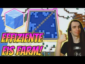 Effizient Minecraft Eis farmen! - Minecraft Eis Farm Tutorial auf Deutsch!
