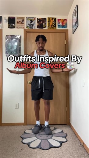 IamMarcusTv🏴‍☠️ on Instagram: "Outfits inspired by album covers 💿 #fashion #fashionstyle #streetwear #albumcovers"