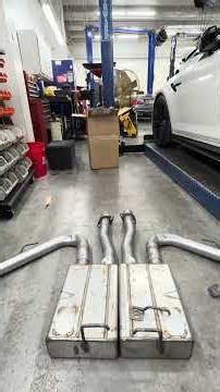 New side exhaust by spin tech mufflers for the 99-04 Mustang gt or Roush. #mustang #fordmustang