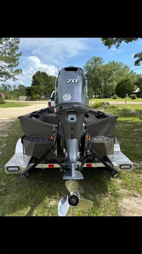 2018 Yamaha F70 Outboard with New 2024 Tiller Handle