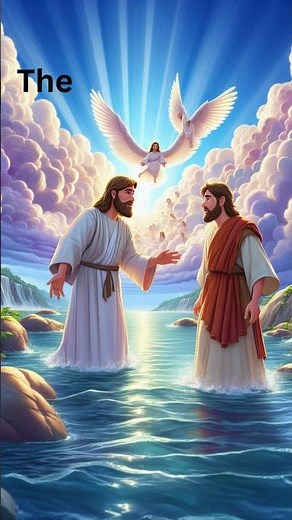 The Baptism of Jesus Christ: Bible Stories for Kids** 🌊 #kidsbiblestories #animatedbiblestories
