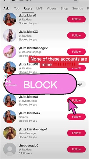 There are many accounts impersonating me and messaging my team!!!! I do NOT private message!!! Block these other accounts pretending to be me! 😡😡😡😡