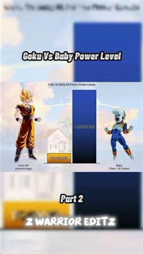 Goku vs baby power levels part 2 #goku #dragonball #powerlevel