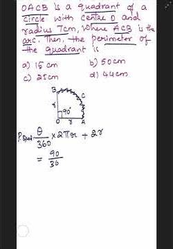 Find the Perimeter of a Quadrant 🔥 | Areas Related to Circles Class 10