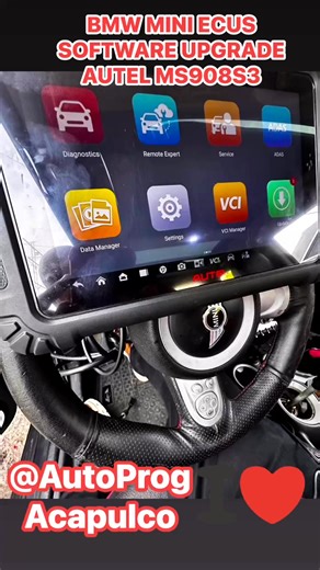 Jes Agu on Instagram: "BMW MINI ECU’s INTEGRATION LEVEL SOFTWARE UPGRADE ONLINE AUTEL MS908S3 / Actualización de nivel de integración y Software de Unidades de Control Electrónico BMW MINI con AUTEL MS908S3 #BMW #minicooper #AutelLatinoamerica #Autel #AdvancedProgramming Jes Agu @destacar #Acapulco"