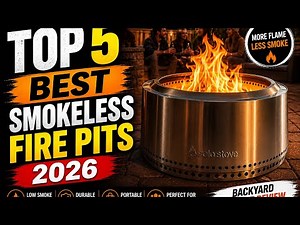 Top 5 Best Smokeless Fire Pits 2026| Backyard Fire Pit Review
