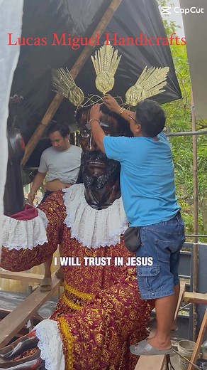 17K views · 144 reactions | Lucas Miguel Handicrafts Senior Jesus Nazareno 12ft Made to order. Solid wood. Direct Message for inquiries | Lucas Miguel Handicrafts | Facebook