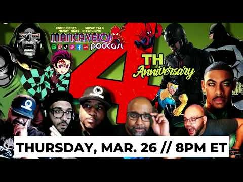 The Mancave101Podcast 4th Anniversary Broadcast!!!