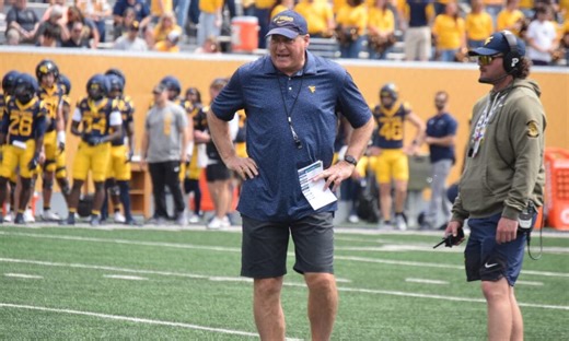 Rich Rodriguez Evaluates ‘Hard Edge’ Play in West Virginia’s Spring Scrimmage