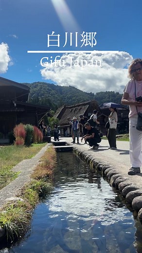 白川郷用水路の予想外の美しさ