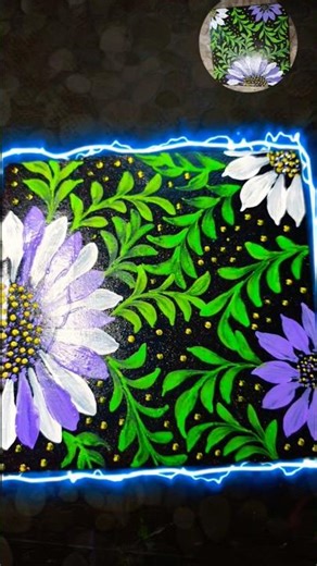 Floral Design Ideas #shortsfeed #art #paintingtechniques #painting #acrylicpainting .