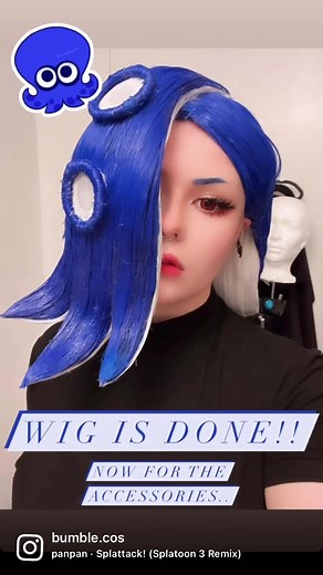 Splatoon Shiver Cosplay Wig Styling Tutorial