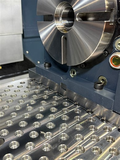 16K views · 267 reactions | Finishing up the 4th axis subplate for the Milltronics USA, Inc. VM3018 The TRM mill & ECB-120 mag vises did a great job at holding & machining both sides of the plate. Now to get some workholding lined up for the 4th. #abom79 #milltronics #trm3016 #vm3018 #cnc #cncmachi̇ni̇ng #4thaxis #machining #machineshop #machinisttools #technics #techniksusa | Abom79 | Facebook